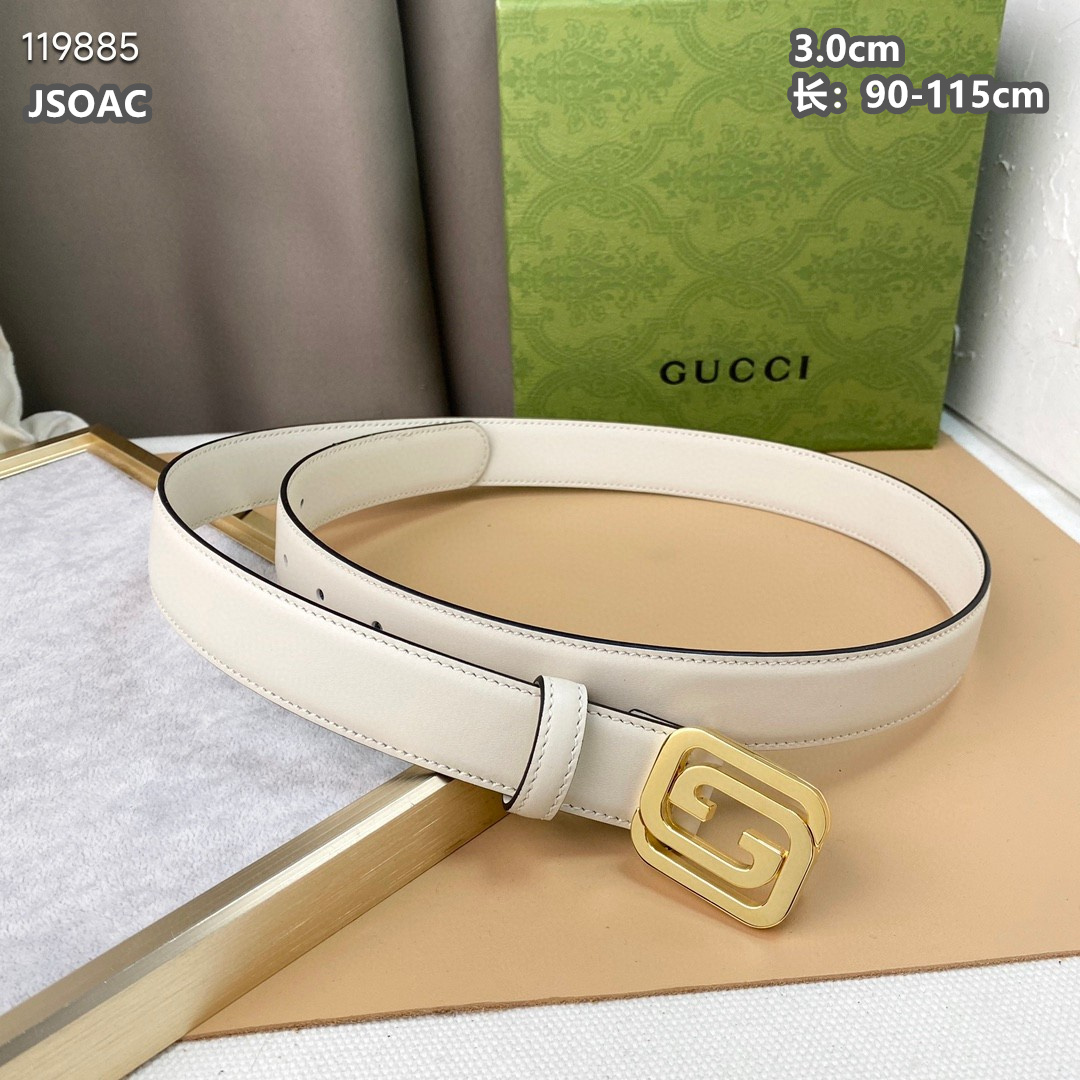 Gucci belt 30mmX90-115cm 8L (10)